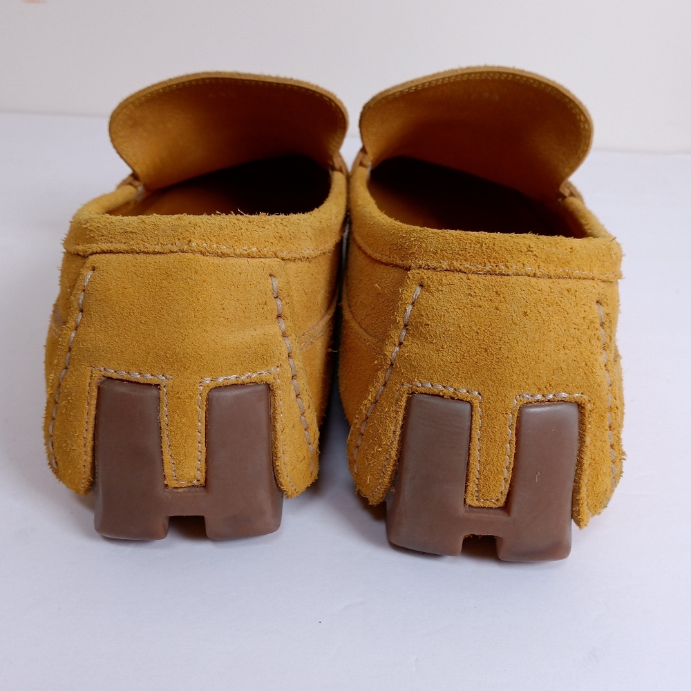 Harry's of London Yellow Suede Driving Moccasin/Penny Loafer - Picture 10 of 15